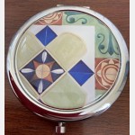 Compact Mirror from The Gibraltar Tiles Collection
